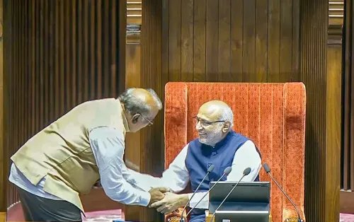 New Delhi: Newly elected Rajya Sabha members take oath