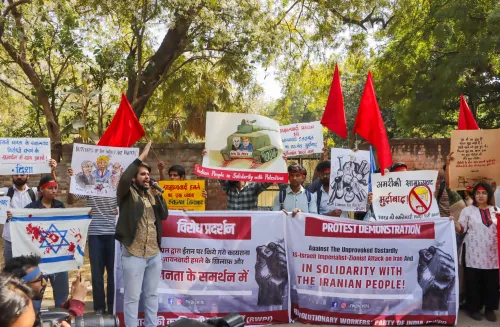 New Delhi: CPI(M) Demonstration at Jantar Mantar