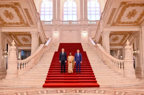 Bucharest: President Murmu Meets Romanian Parliamentary Leaders