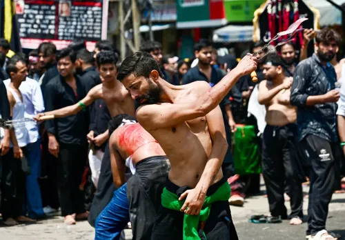 New Delhi: Shia Muslims observe Ashura with Muharram procession