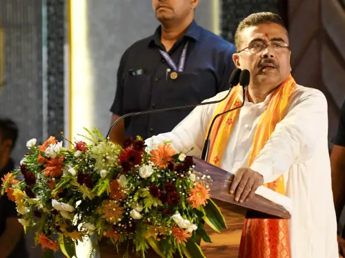 सुवेंदु अधिकारी का स्वच्छ कवच लॉन्च पर संबोधन