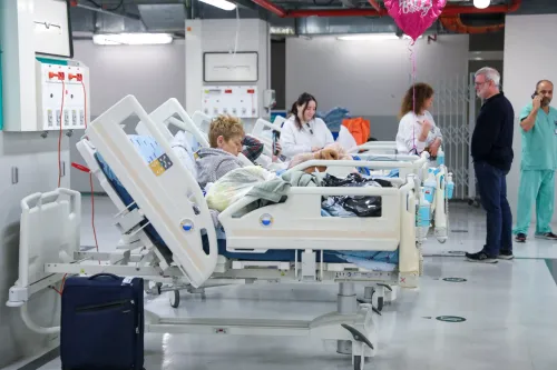 Tel Aviv: Patients Relocated to Shelters