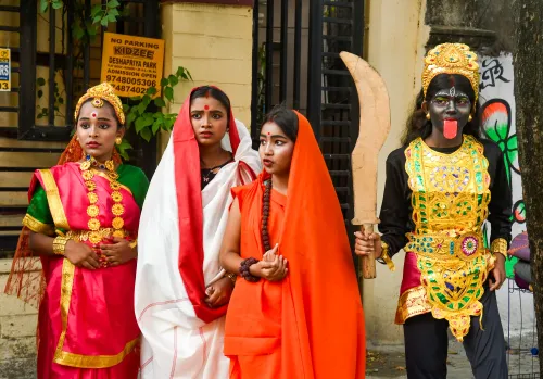 Paschim Medinipur: Participants celebrate Gajan festival traditions