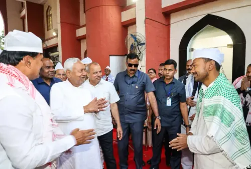JD(U) Holds Iftar at Haj Bhawan in Patna
