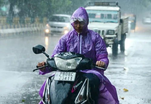 Jalandhar: Heavy rain lashes city as daily life continues