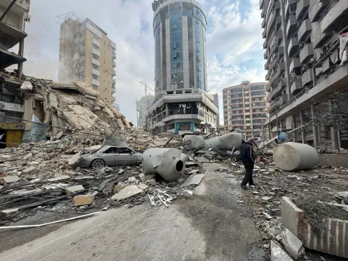 Beirut: Destruction from Israeli Strikes