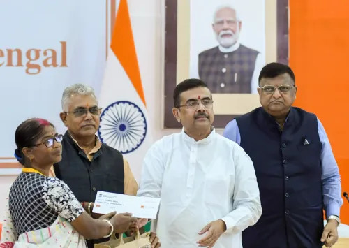 Howrah: WB CM Suvendu Adhikari during a press meet on Har Ghar Tiranga Campaign 2026
