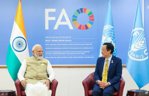 रोम में मोदी और FAO प्रमुख की बैठक
