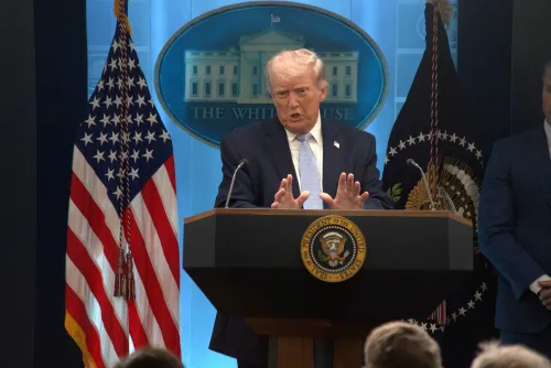 Washington: U.S. President Donald Trump Holds Press Conference