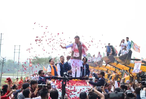 Morigaon: Himanta Biswa Sarma speaks at 'Jan Ashirwad Yatra'