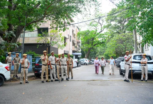 New Delhi: Assam Law Enforcement Arrives at Pawan Khera’s Home