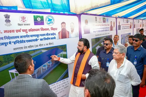 CM सम्राट चौधरी और ललन सिंह: एक्वा पार्क शिलान्यास की एक झलक