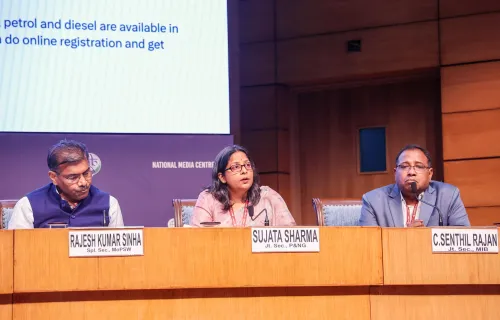 Press conference regarding West Asia updates in New Delhi