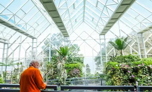 Gangtok: PM Modi Visits Orchidarium