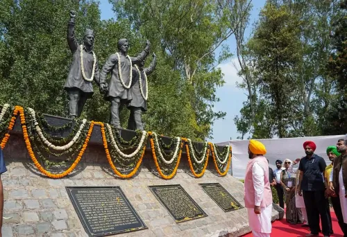 फिरोज़पुर: भगवंत मान ने शहीदी दिवस कार्यक्रम में भाग लिया