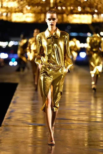 Paris: Saint Laurent Show at Paris Fashion Week 2026