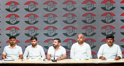New Delhi: NSUI Leaders Address Press Conference