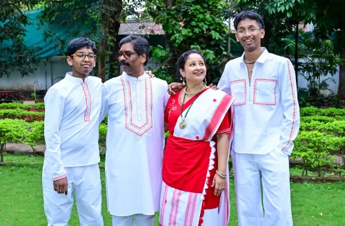 Celebrating the Sarhul Festival in Ranchi