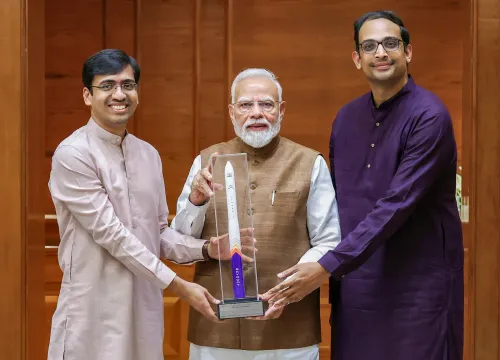 मोदी से मिले Skyroot Aerospace के संस्थापक — नई दिल्ली में ऐतिहासिक मुलाकात