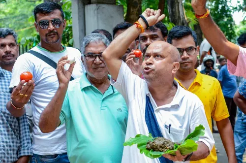 सॉल्ट लेक में BJP कार्यकर्ताओं का आक्रोश