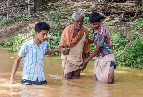 Jajpur: Flood situation in Odisha