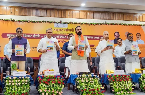 सम्राट चौधरी और दोनों उपमुख्यमंत्रियों ने किया योजना का उद्घाटन