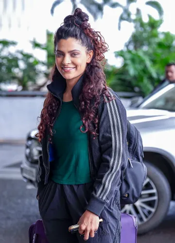 Mumbai: Saiyami Kher Spotted at Airport Departure