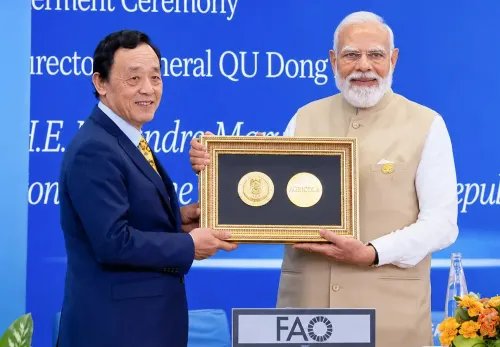 Rome: PM Modi conferred FAO Agricola Medal
