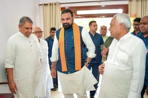 Samrat Choudhary Meets Nitish Kumar in Patna