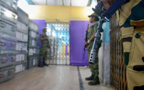 Kolkata: Security Tightened at Strong Room Ahead of Counting