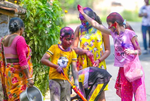 Holi Festivities in North 24 Parganas