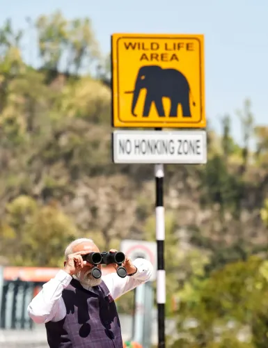 सहारनपुर: पीएम मोदी ने वन्यजीव गलियारे का निरीक्षण किया