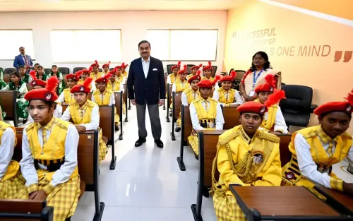Gautam Adani engages with students in Jharkhand