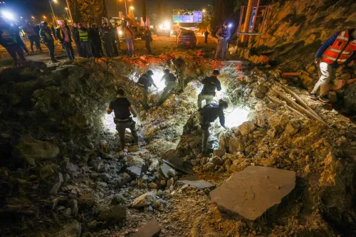 Jerusalem: Missile Impact
