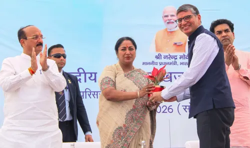 New Delhi: Rekha Gupta Participates in Bhoomi Poojan for Kendriya Vidyalaya