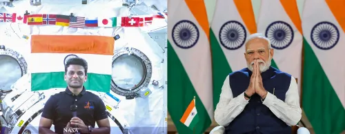 क्या पीएम मोदी ने अंतरिक्ष में भारत की उड़ान को सलाम किया और 'समाज के स्तंभों' का सम्मान किया?