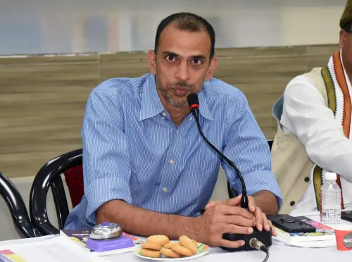 कृष्णा अल्लावरू का BPCC जिला अध्यक्षों को संबोधन