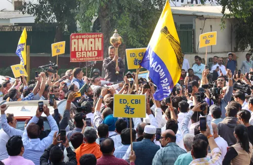 New Delhi: AAP Commemorates Kejriwal's Exoneration