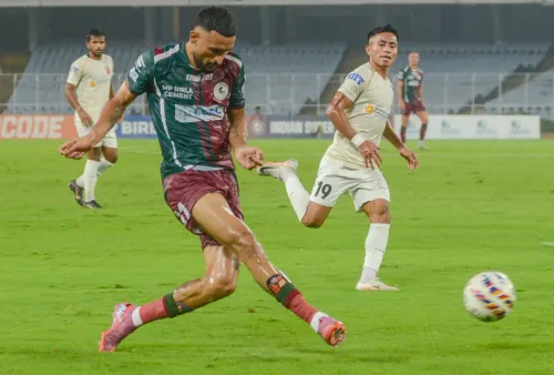 Kolkata: ISL Match Between Mohun Bagan Super Giant And SC Delhi