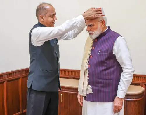 Jairam Thakur meets PM Narendra Modi in New Delhi