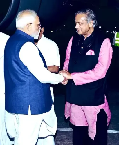 Why did Shashi Tharoor wish PM Modi a happy birthday?