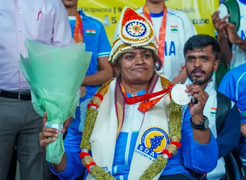 Chennai: Asian Para Games Medal Winners Welcomed