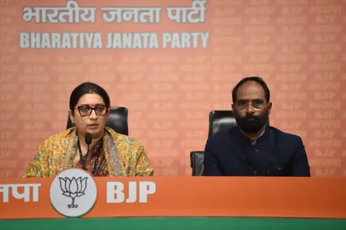 Smriti Irani Alleges AAP Legislators Aid in Forging Aadhaar Cards for Bangladeshi Nationals