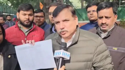 Sanjay Singh of AAP Accuses BJP of Tampering with Voter Rolls Before Delhi Assembly Elections