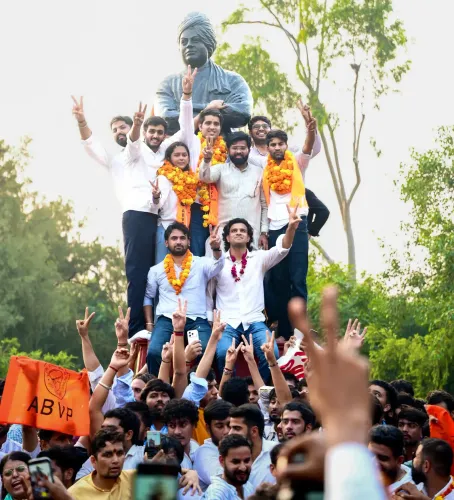 ABVP wins DUSU 2026: President, secretary and joint secretary posts swept