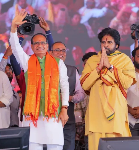 Tirupati: Chandrababu Naidu, Pawan Kalyan and Shivraj Singh Chouhan at VB-G RAM G launch