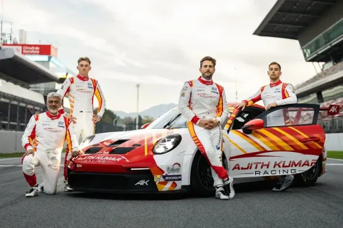 Ajith Kumar's Initial Training Session for the Dubai 24-Hour Race Attracts Attention
