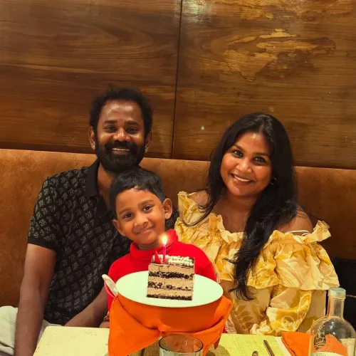 Ramesh Thilak, wife Navalakshmi pen heartfelt note for son's 6th birthday