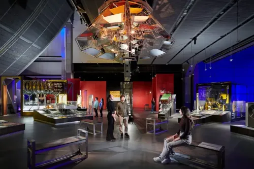 How has the Adani Green Energy Gallery in the UK attracted a million visitors?
