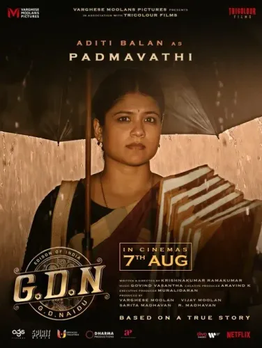Aditi Balan's Padmavathi look revealed in Madhavan's GDN biopic